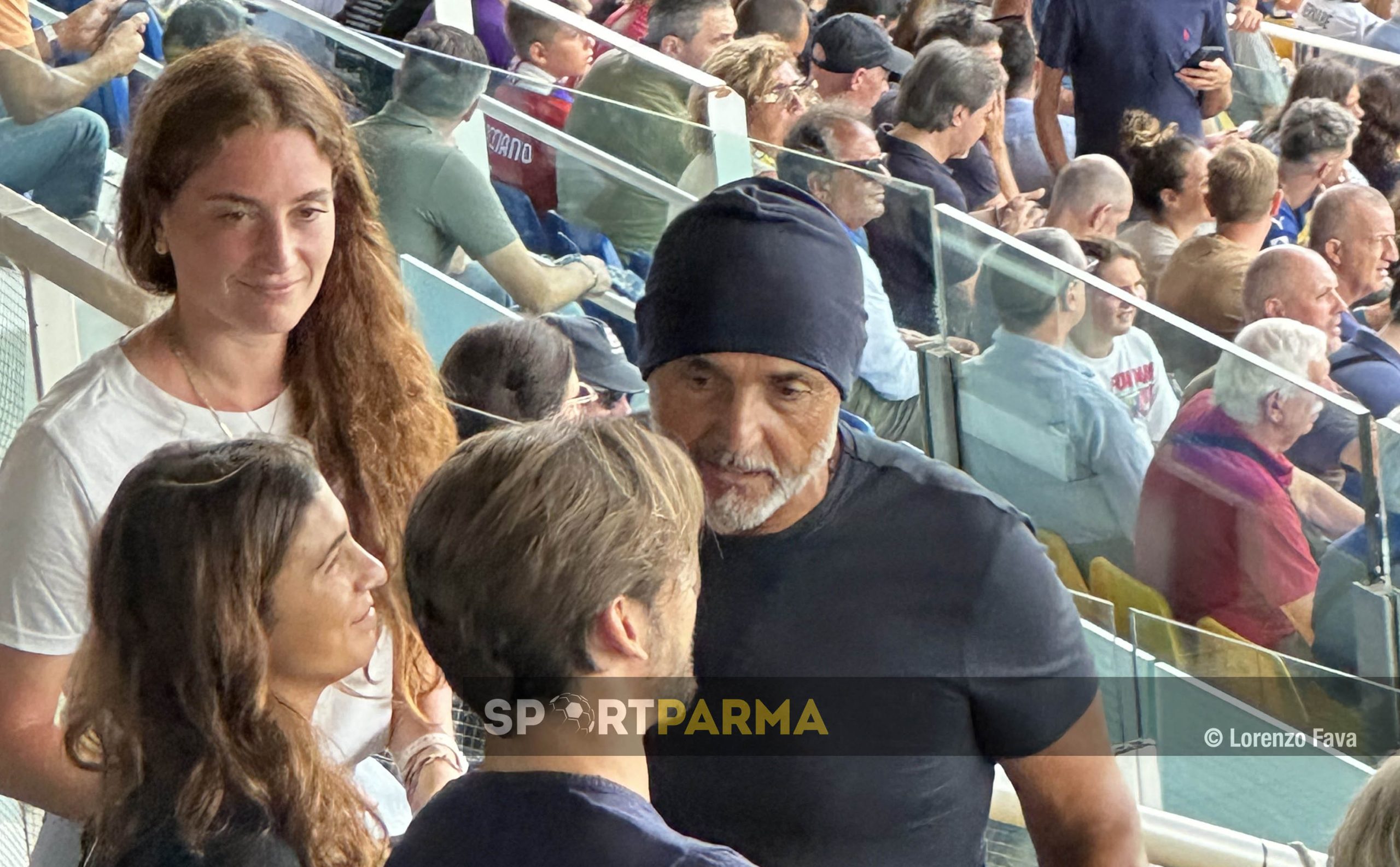 Luciano Spalletti presente allo Stadio Tardini per Parma - Fiorentina