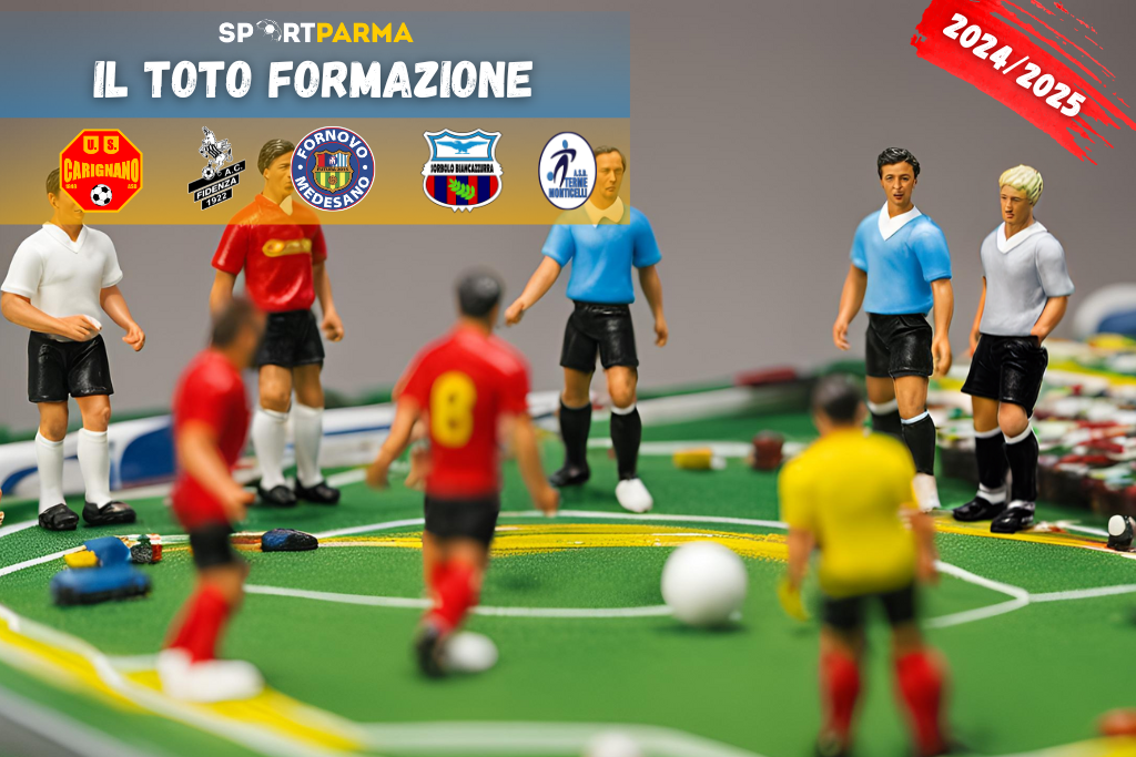 Il toto formazione delle cinque parmensi di Promozione 2024 2025