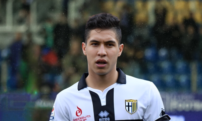 Jose Mauri con la maglia del Parma Calcio seri A 2014 2015