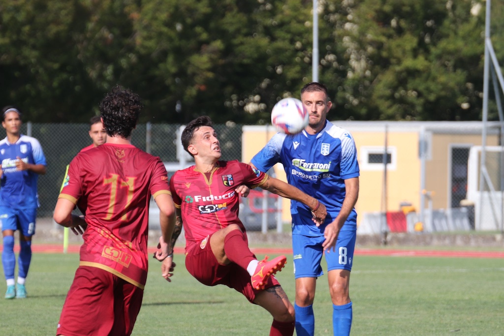 Marco Compiani e Marco Roma in Borgo San Donnino Fidentina 3 1 1a giornata fase a gironi Coppa italia Eccellenza foto Luca Bianchi