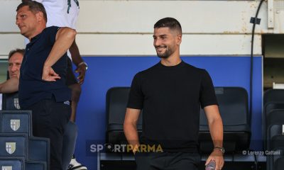 Parma Atalanta 4 1 amichevole 04.08.2024 Antonio Mirko Colak in tribuna al Tardini