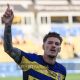 Parma Atalanta 4 1 amichevole 04.08.2024 Dennis Man esulta dopo il primo gol