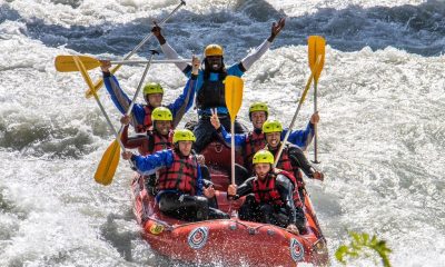 Rafting nel ritiro di Aosta per lHBS Colorno