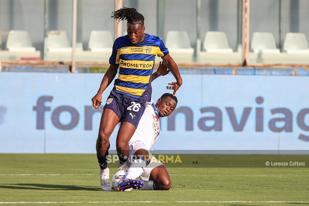 Woyo Coulibaly nellamichevole Parma Atalanta 04.08.2024