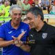 gli allenatori Gian Piero Gasperini e Fabio Pecchia nellamichevole Parma Atalanta 04.08.2024