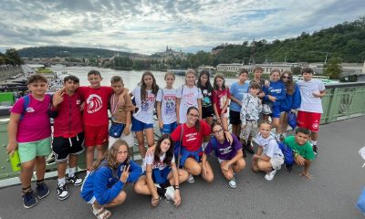 i ragazzi e le ragazze della Valtarese Basket a Pisek Rep. Ceca per i Games for Friend 2024