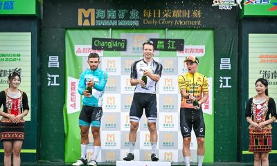 il secondo posto per Enrico Zanoncello VF Group Bardiani CSF Faizane nella quarta tappa del Tour of Hainan