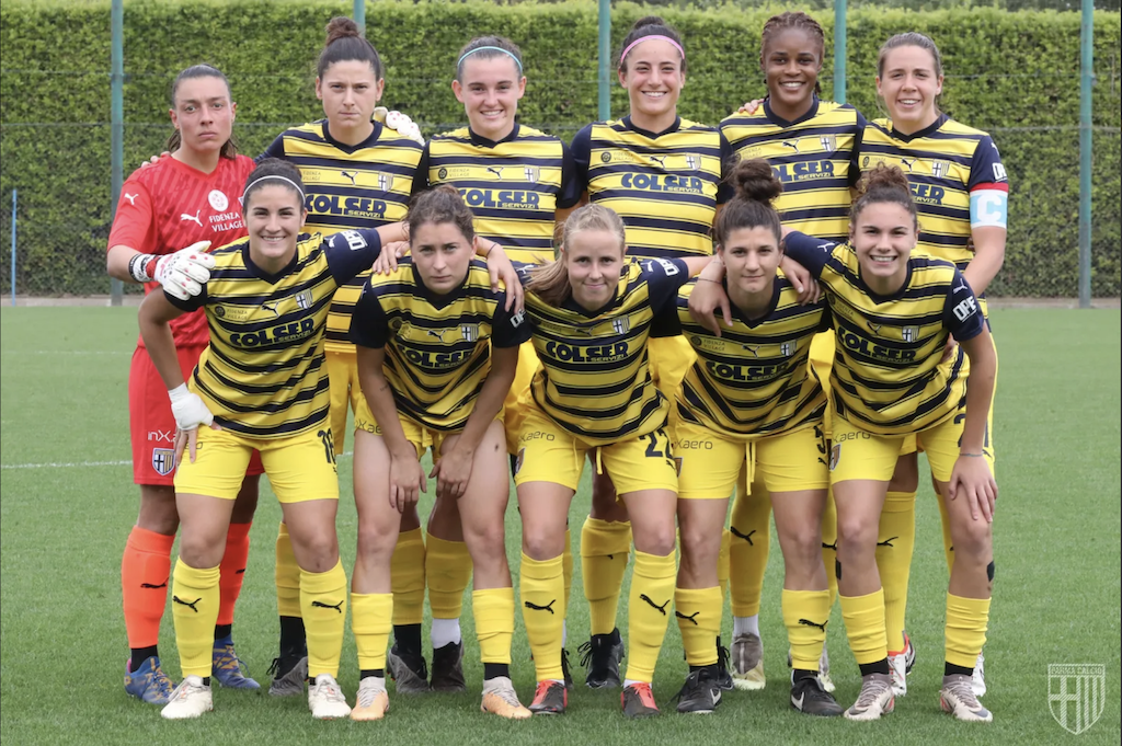 undici di partenza Parma Femminile vs Lazio s.s. 2023.2024