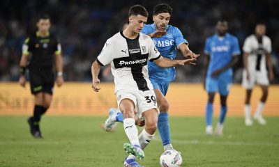 Alessandro Circati in Napoli Parma 2 1 3a giornata Serie A 2024 2025