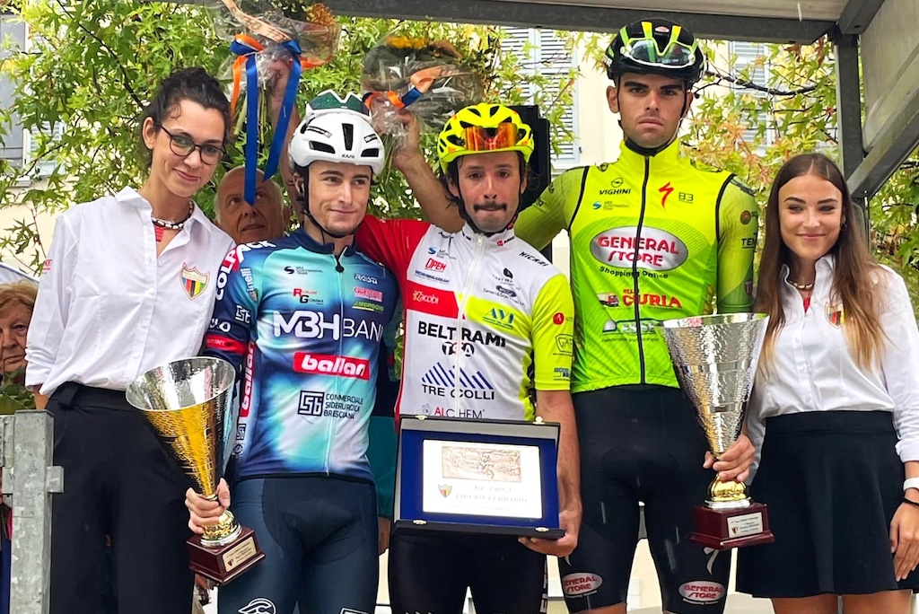 Biancalani Team Beltrami TSA Tre Colli primo sul podio a Parabiago