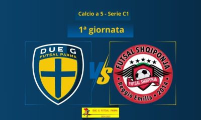 Due G Futsal Parma vs Futsal Shqiponja 1a giornata Serie C1 calcio a 5 2024 2025