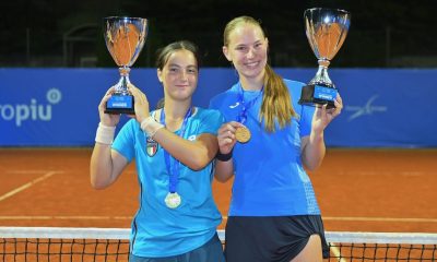 Fabiola Marino e Carla Giambelli ai Campionati Europei di Tennis U16 a Parma ph. credit Adelchi Fioriti FITP