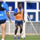 Mandela Keita in allenamento con il Parma Calcio 1913