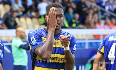 Parma Udinese 2 3 4a giornata Serie A 2024 2025 Ange Yoan Bonny esultanza