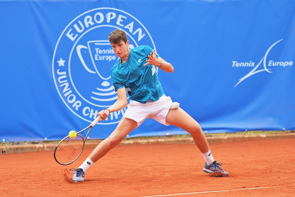 Raffaele Ciurnelli agli Europei U16 di Tennis a Parma