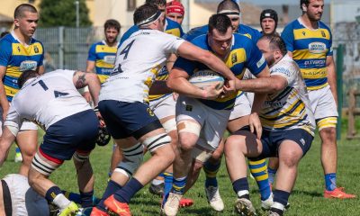 Serie A rugby 2023 2024 Claudio Borsi in azione durante Rugby Noceto vs Rugby Parma 18 16