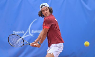 Tito Chavez ai Campionati Europei Under 16 di tennis a Parma ph. credit Adelchi Fioriti FITP