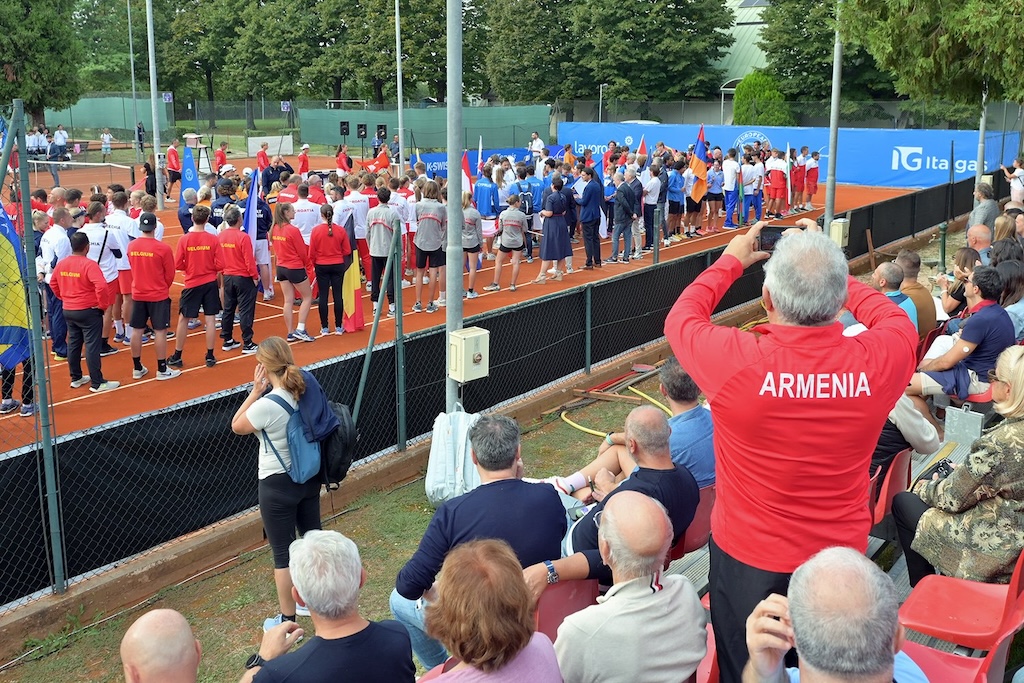 europei tennis under 16 inaugurazione foto Adelchi FioritiFITP