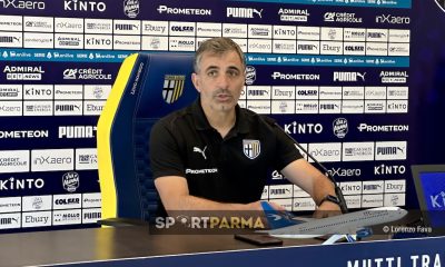 mister Fabio Pecchia Parma Calcio 1913 in conferenza stampa 20.09.2024