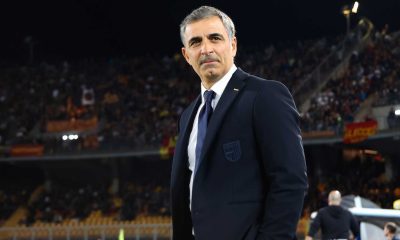 mister Fabio Pecchia in in Lecce Parma 2 2 5a giornata Serie A 2024 2025