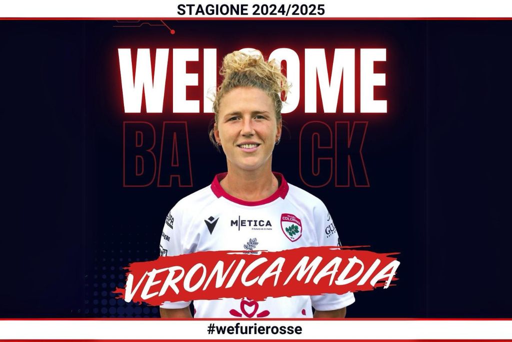 welcome back Veronica Madia Furie Rosse Rugby Colorno femminile