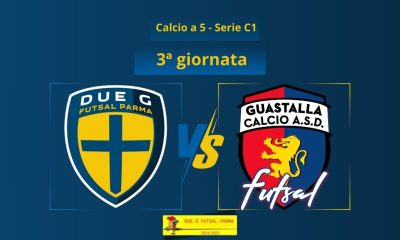 Due G Futsal Parma vs Guastalla Futsal 3a giornata Serie C1 calcio a 5 2024 2025