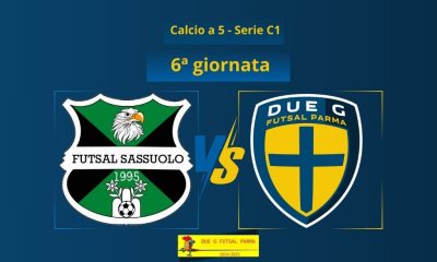 Futsal Sassuolo vs Due G Futsal Parma 6a giornata Serie C1 calcio a 5 2024 2025