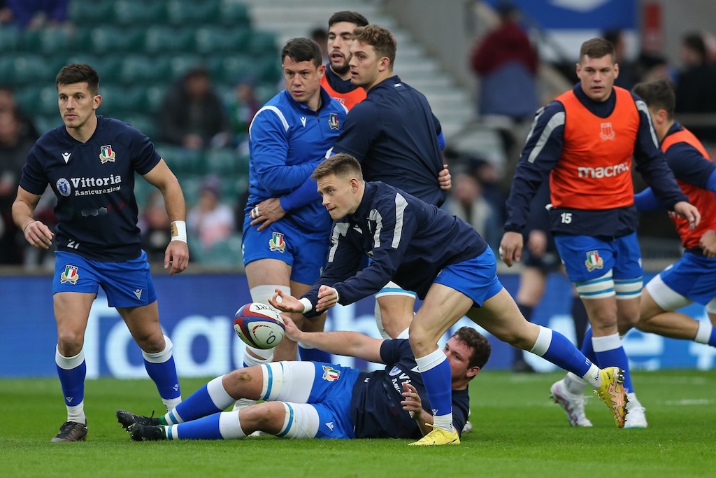 Italrugby in allenamento