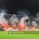 Parma Cagliari 2 3 6a giornata Serie A 2024 2025 coreografia in Curva Nord con fumogeni e striscioni