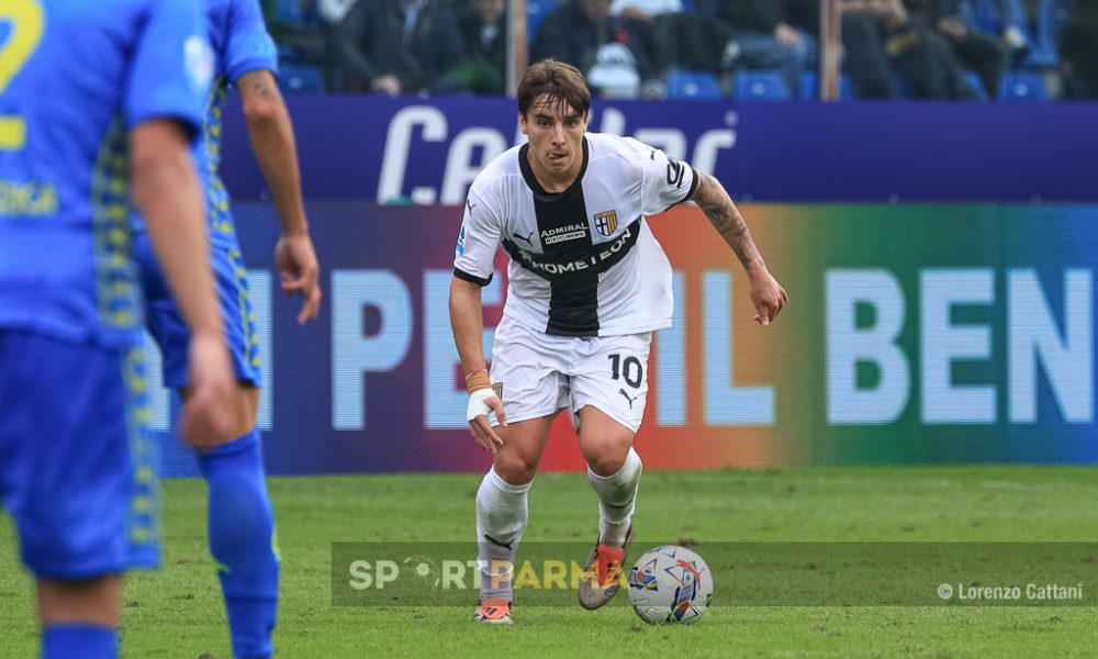 Parma Empoli 1 1 9a giornata Serie A 2024 2025 Adrian Bernabe in azione