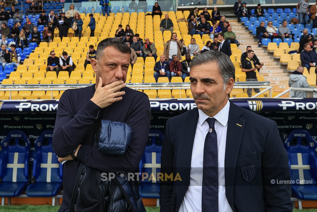 Parma Empoli 1 1 9a giornata Serie A 2024 2025 gli allenatori Roberto DAversa e Fabio Pecchia