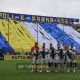 Parma Empoli 1 1 9a giornata Serie A 2024 2025 undici crociato con la coreografia della Curva Nord alle spalle