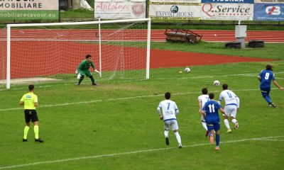 il rigore di Mattia Fanti in Borgo San Donnino Salsomaggiore 2 2 6a giornata Eccellenza 2024 2025