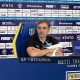 mister Fabio Pecchia Parma Calcio in conferenza stampa il 18.10.2024