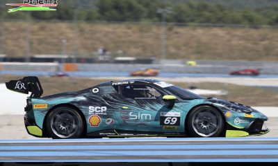 pinetti motorsport Marco Zanasi in azione al Ferrari Challenge Europe