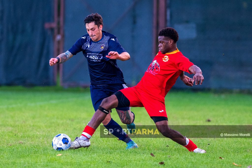 Carignano Futura Fornovo Medesano 1 2 11a giornata Promozione gir. A 2024 2025 Filippo Cocchi affronta Allan Abumujor