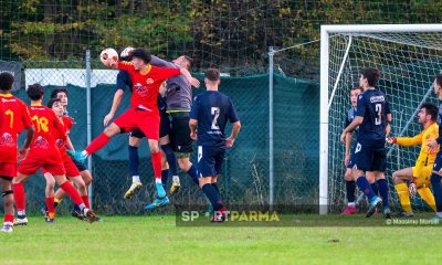 Carignano Futura Fornovo Medesano 1 2 11a giornata Promozione gir. A 2024 2025 uscita del portiere Luca Bolzoni nella mischia finale