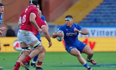 Danilo Fischetti in Italia vs Georgia 20 17 Autumn Nations Series rugby 2024