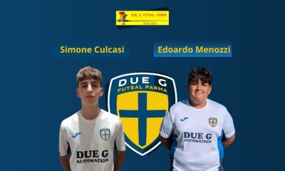 Gli Under 19 della Due G Futsal Parma Culcasi e Menozzi convocati con la rappresentativa regionale