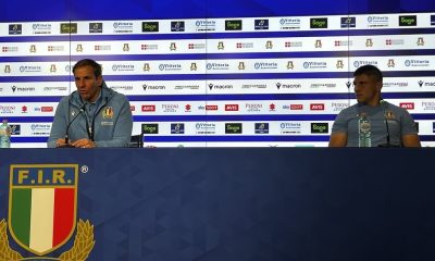 Gonzalo Quesada e Nacho Brex in conferenza stampa dopo Italia Nuova Zelanda delle Autumn Nations Series di rugby