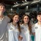 La squadra di Coopernuoto Parma ai campionati nazionali di Riccione