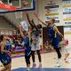 Levi Guimdo Valdo sotto canestro in Fulgor Fidenza Ragusa 85 69 Serie B nazionale basket