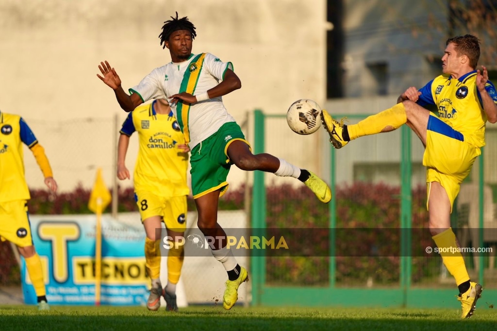 Mamadou Traore in Colorno Brescello Piccardo 0 2 12a giornata Eccellenza 2024 2025