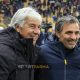 Parma Atalanta 1 3 13a giornata Serie A 2024 2025 gli allenatori Gian Piero Gasperini e Fabio Pecchia