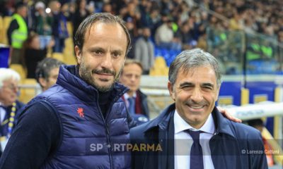 Parma Genoa 0 1 11a giornata Serie A 2024 2025 gli allenatori Alberto Gilardino e Fabio Pecchia