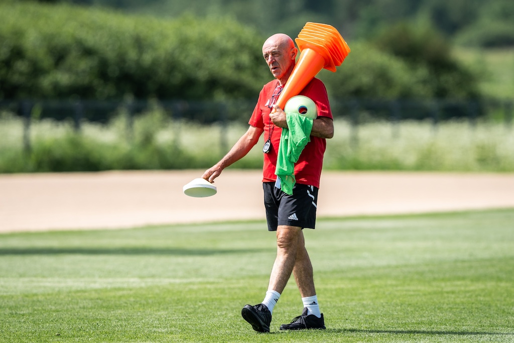 Vincenzo Pincolini preparatore atletico della nazionale della Lettonia Foto Futbols Latvijas Futbola federacijas