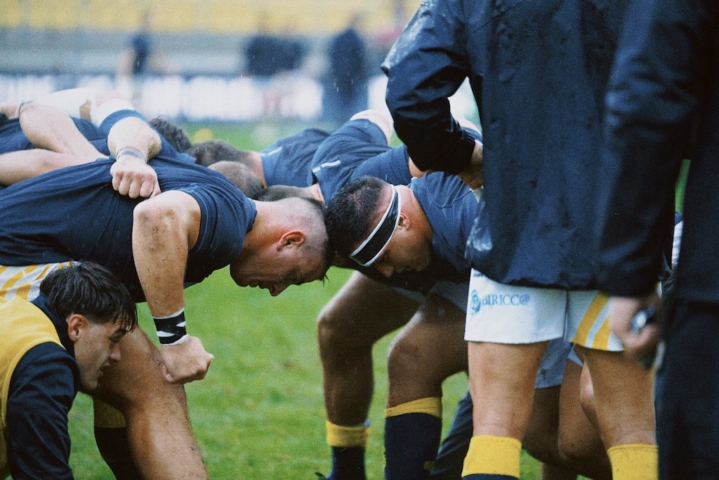 Zebre Parma in allenamento