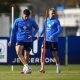 il difensore del Parma Calcio Botond Balogh in allenamento al centro sporrtivo di Collecchio