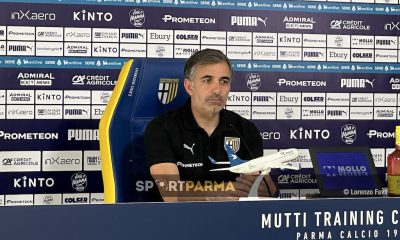 mister Fabio Pecchia Parma Calcio in conferenza stampa il 3.11.2024