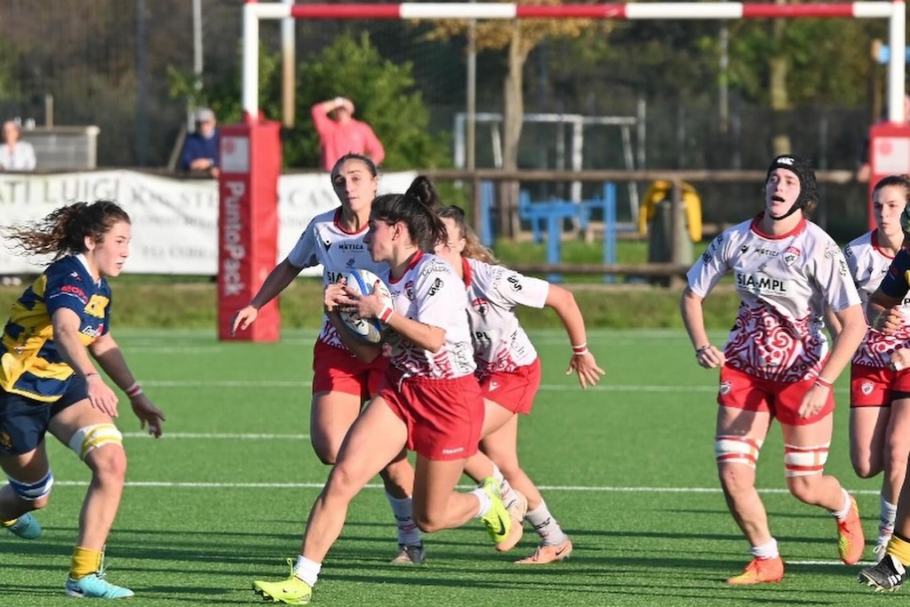 unazione di gioco in SIA MPL Rugby Colorno v Arredissima Villorba Rugby 17 0 Serie A Elite femminile 2024 2025